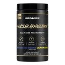 Armagedón nuclear de guerra anabólico Pre-Trabajo para hombres y mujeres con L-Citrulline, Beta Alanine Powder y Caffeine (Ballistic Berry Lemonade - 30 Servings)