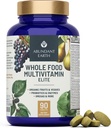 Multivitaminas Alimentarias enteras para Mujeres Suplementos diarios de vitaminas para Hombres Multivitaminas + Complejo B, Probiótico Multi Enzima, Omegas para energía orgánica Digestión 90ct-4pk