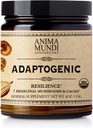 Anima Mundi Apothecary Organic Mushroom Supplement - Adaptogenic Mushrooms + Cacao - Uplifting Powder with Organic Lion's Mane, Shiitake, Chaga & Más - Add to Coffee, Tea & Smoothies (4oz / 113g)