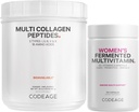 Codeage - Proteína Multi Collagen + Multivitamina diaria de las mujeres Bundle