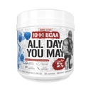 5% Nutrición Rich Piana AllDayYouMay BCAA Powder ← Premium Intra " Post Workout Amino Acids, EAA, Electrolytes TEN Hydration, Endurance, Recovery TEN Vegan " Keto TEN 16.4 oz, 30 Srvgs (Blue Raspberry)