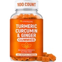 Gummies Turmérica para Adultos y Niños Silencio Max Strength Turmeric y Ginger Suplemento Silencio Vegan Orgánica Turmérica Curcumina Natural Gummies for General Health ← Mejor Curcumin Suplemento con Ginger