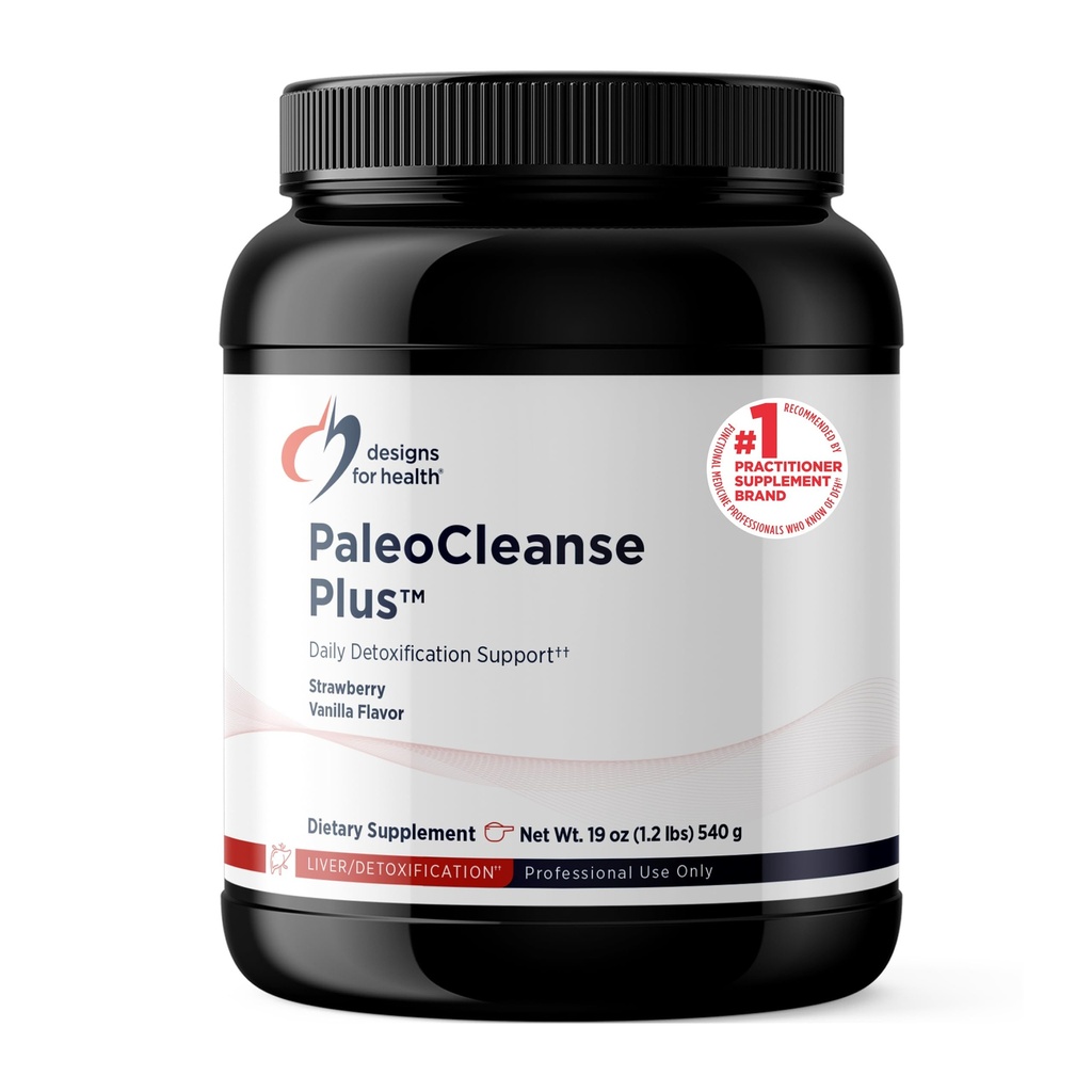 Diseños para PaleoCleanse Plus - Detox Powder con 18g Broth de hueso Proteína, Herbs antioxidantes, Vitaminas + Minerales - Smoothie Shake Drink Mix, Strawberry-Vanilla Flavor (15 Servimientos / 540g)