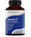 Anxie-T - Stress Relief Supplement - Supports Mood & Mental Focus - Feel Calm and Relaxed - Eases Tension " Nervousness - Ashwagandha, Kava Kava, GABA & L-Theanine - 120 Capsules