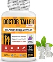 Doctor Taller Kids - Multivitaminas Infantiles, Vitaminas Toddler - Soporte Bone Strength, Inmunity Mejorada con Calcio, Multivitaminas para Edades 2 a 9 - Grape Flavor - 90 Tablas Chewable ← 6 Semanas Suministro