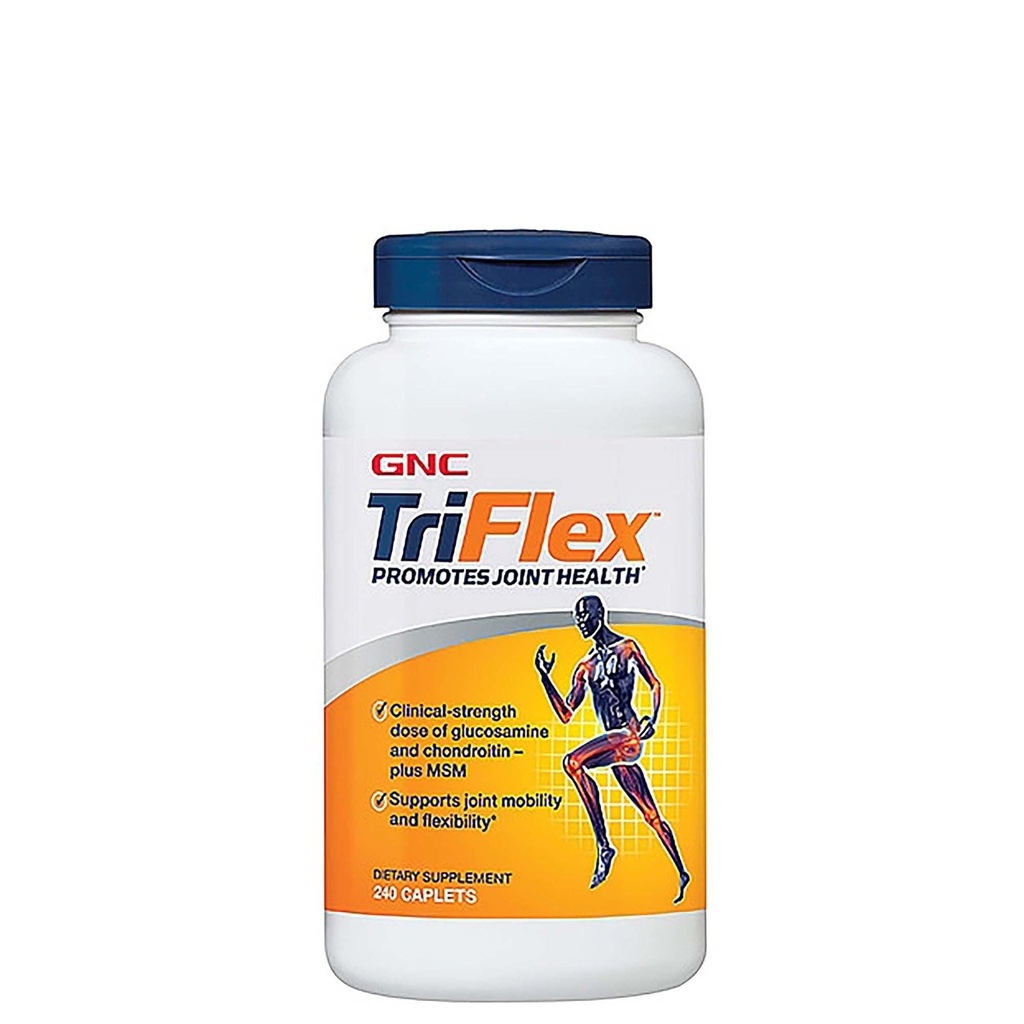 GNC TriFlex, Junta dirigida, Bone &amp; Cartilage Health Supplement with Glucosamine Chondroitin &amp; MSM, Support Mobility & Flexibility, 240 Caplets