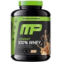 MusclePharm Combat 100% Whey Protein Powder, Cappuccino Flavor, Fast Recovery &amp; Muscle Gain with Whey Protein Isolate, High Protein Powder for Women &amp; Men, Gluten Free, 5 lb, 70 Servings