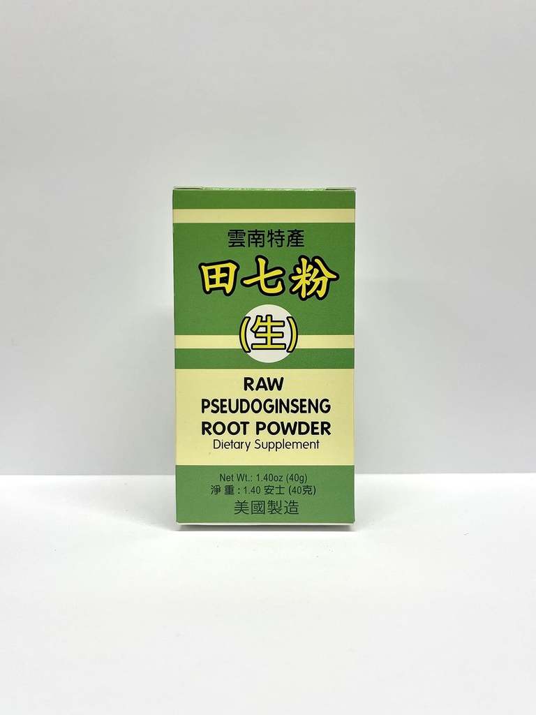 Raw Pseudoginseng Root Powder Herbal Supplement Helps for Promote A Healthy Cardiovascular System 1.4oz Made in USA