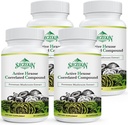 Hexose activo Correlated Compound 1500 mg Suplemento, Natural 8 Mushroom Extract Supplement, Immune System, Liver Function, Natural Killer and T Cells Activity, 360 Veggie Capsules