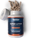 Super Lutein 444 Eye - Única & clara vitaminas del ojo - Lutein Max Vision Vitaminas para los ojos - Zeaxanthin Plus Lutein Eye Vitamins - Clear Eye Supplements for Adults
