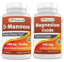 Mejores Naturales D-Mannose 1500 mg " Oxido de magnesio 500 mg