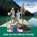 Para'Kito Mosquito Bonus Pack - 2 Mosquito Wristbands ← 2 Rellenes (Black + White) + Insect Repellent Spray