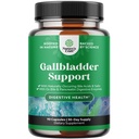 Gallbladder Support Enzymes Digestive con Ox Bile - Saltas de Bilis Ox Purificadas para Sin Gallbladder & Pancreas Cleanse, Detox " Reparación - Suplemento de digestión con Pancreatin " Chanca Piedra - 90 cápsulas