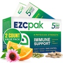 EZC Pak 5-Day Tapered Immune Support Booster - Vitamin Immune Support Suplemento, Echinacea, Zinc Vitamin C, Immune Boosters para Adultos - Immune Support Vitaminas (Pack de 2)
