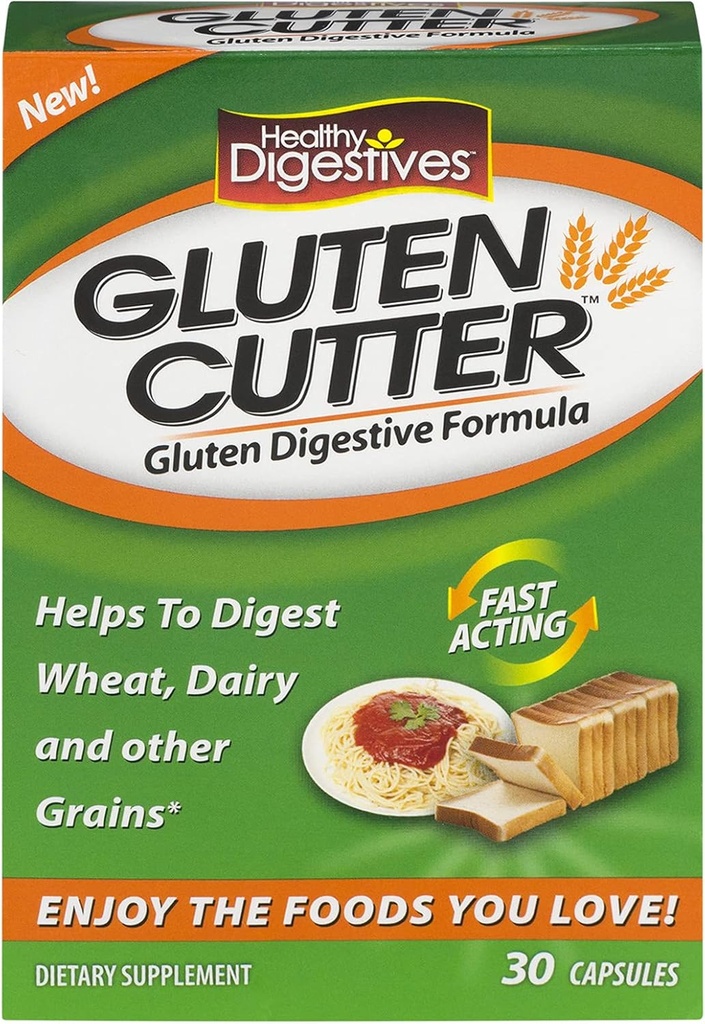 Sistemas Naturales saludables Digestivos saludables Cutter, 60 cápsulas (2 cajas de 30 cada uno)