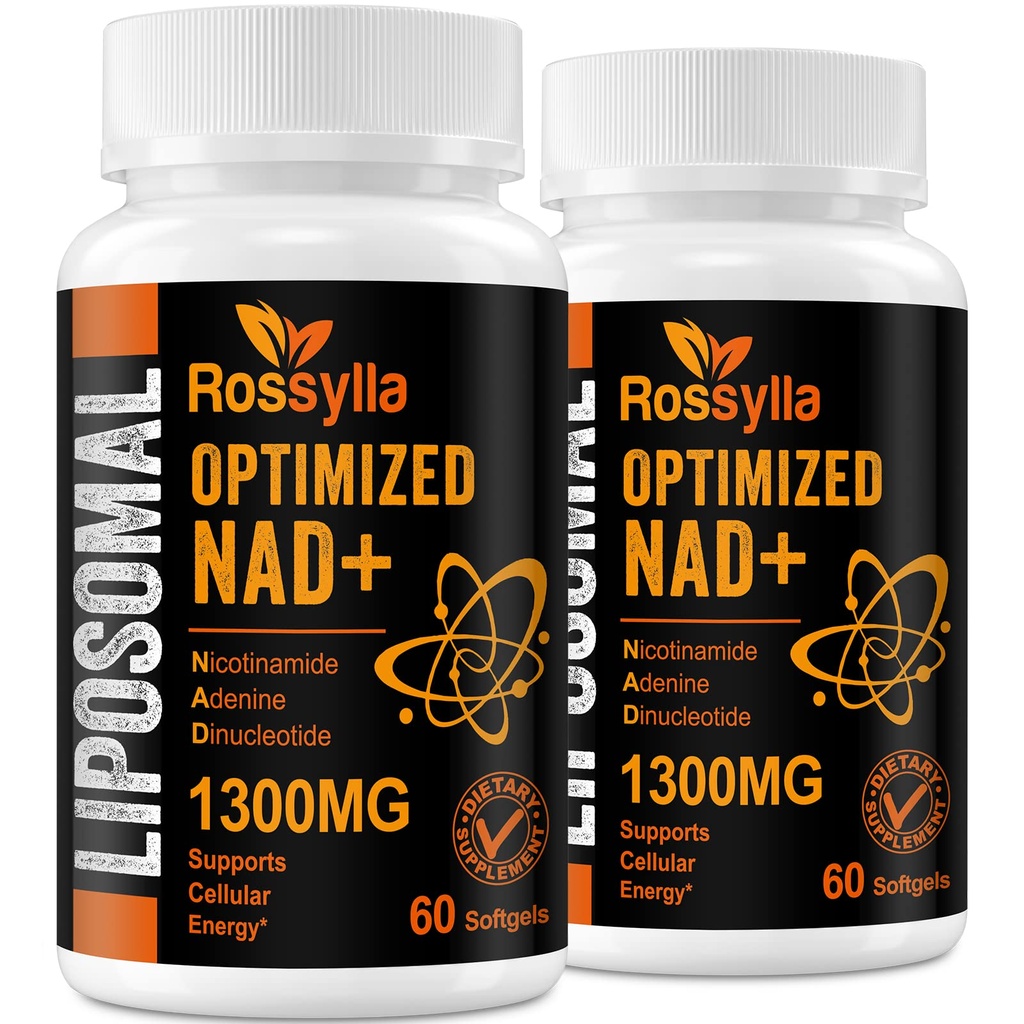 1300 MG Liposomal NAD+ Suplemento Silencio Highest Absorption  Purest NAD Suplemet to Boost NAD+ Effetively ¦ Boosting NAD+ Suplemento para la derrota envejecida, energía celular, longevidad