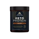 Antigua Nutrición Keto Protein Powder, KetoPROTEIN con grasas de Bono Broth y MCT Oil, Chocolate, 18g Protein 10g Fat Por Serving, Gluten Free, Low Carb, Paleo Friendly, 17 Servings