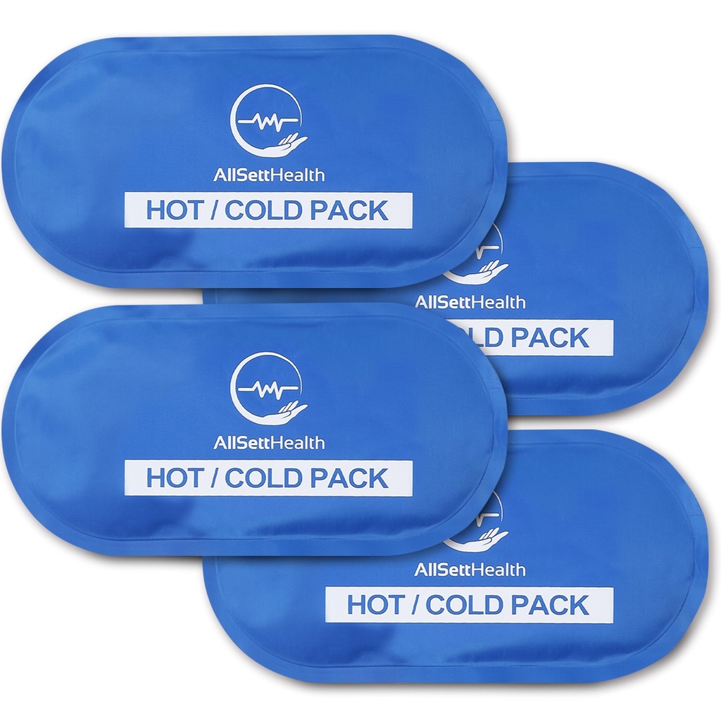 Reutilizable Hot and Cold Gel Ice Packs for Injuries  durable Cold Compress, Ice Pack, Gel Ice Packs, Cold Packs for Injuries,10.5 x 5 Inch (4 Pack)