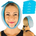 Vive Face Ice Pack Wrap for TMJ Pain Relief and Headaches - Face Ice Pack for Jaw Surgery Recovery, Oral Surgery & Wisdom Teeth extractions - Calefacción Pad for Head & Chin - Terapia caliente y fría