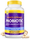 InnovixLabs Multi Strain Probiotics for Women ' Men - Suplemento Probiótico - 50 Billion CFU - Gut Health, Immune Support, Digestion, Lactobacillus Acidophilus, Prebióticos y Probióticos, 60 cápsulas