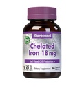 Bluebonnet Nutrition Chelated Iron 18 mg - non-constipating Iron - Soy-Free, Gluten-Free, Non-GMO, Kosher Certified, Dairy-Free, Vegan - 90 Vegetable Capsules, 90 Serviciones
