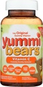 Yummi Bears Vitamina C Chewable Gummy Suplemento de vitamina para niños, 132 Cuenta (Pack de 1)