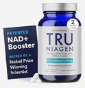 TRU NIAGEN PRO NAD+ Suplemento para el envejecimiento y la regeneración celular, 2 x 500mg Patented Niagen, 30 Servings ¦ Supports Cellular Energy ← Nicotinamide Riboside (NR) Suplementos diarios para hombres y mujeres