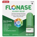 Flonase Alivio de la Alergia Nasal Spray, 24 horas Medicina de la Alergia No Drowsy, Metered Nasal Spray - 60 radios