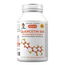 ANDREW LESSMAN Quercetin 500mg - 30 Capsules - 500 mg Unique Quercetin Phospholipid Complex, Highly Absorbable Formula to Support Healthy Heart, Circulatory and Immune Function. No Additives.