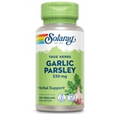 Bombilla de ajo SOLARAY &amp; Parsley Leaf 530mg ← Función sana del sistema cardiovascular e inmunológico Soporte ← No GMO, Vegan &amp; Lab Verified ← 100 VegCaps