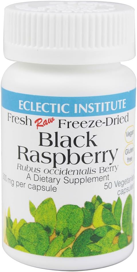 Eclectic Institute Black Raspberry - 300 mg - 50 cápsulas vegetarianas
