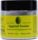 2.5oz Puro Eggshell Suplemento de calcio para mascotas - Fuente natural de Calcio de Eggshell Real Adecuado para acuarios, camarones, caracol, Crustacean, Invertebrados, perros, gatos y otros animales