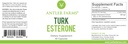 Antler Farms - 100% Pura Turkesterone, 60 cápsulas, 500 mg – Ajuga Turkestanica Extract Std. a 10% Turkesterone, Men’s Health Support Powerful Antioxidant Supplement