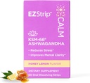 Calma – KSM-66 Ashwagandha Fajas Orales. Stress Relief and Focus Supplement. Honey Lemon Flavor. Sugar Free, Gluten Free, Allergen Free, Non-GMO. Made in USA in an FDA-Registered Facility. 60 Pk