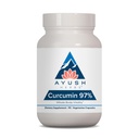 Ayush Herbs Curcumin 97% - Suplementos de Curcumin, Suplemento Premium Turmeric Root, Curcuminoids for Women ' Men, Adults, Premium Joint Support, Strength & Vitality - 90 cápsulas vegetarianas (1 Conde)