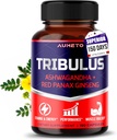 Tribulus Terrestris 98% Saponins - Fórmula 12 en-1 mejorada con Yohimbine, Red Panax Ginseng, Ashwagandha para la energía, resistencia y resistencia* - Hecho en EE.UU.