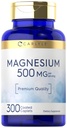 Carlyle Magnesium 500mg ← 300 Coated Caplets ← Vegetariano, No GMO, y Gluten Free Supplement