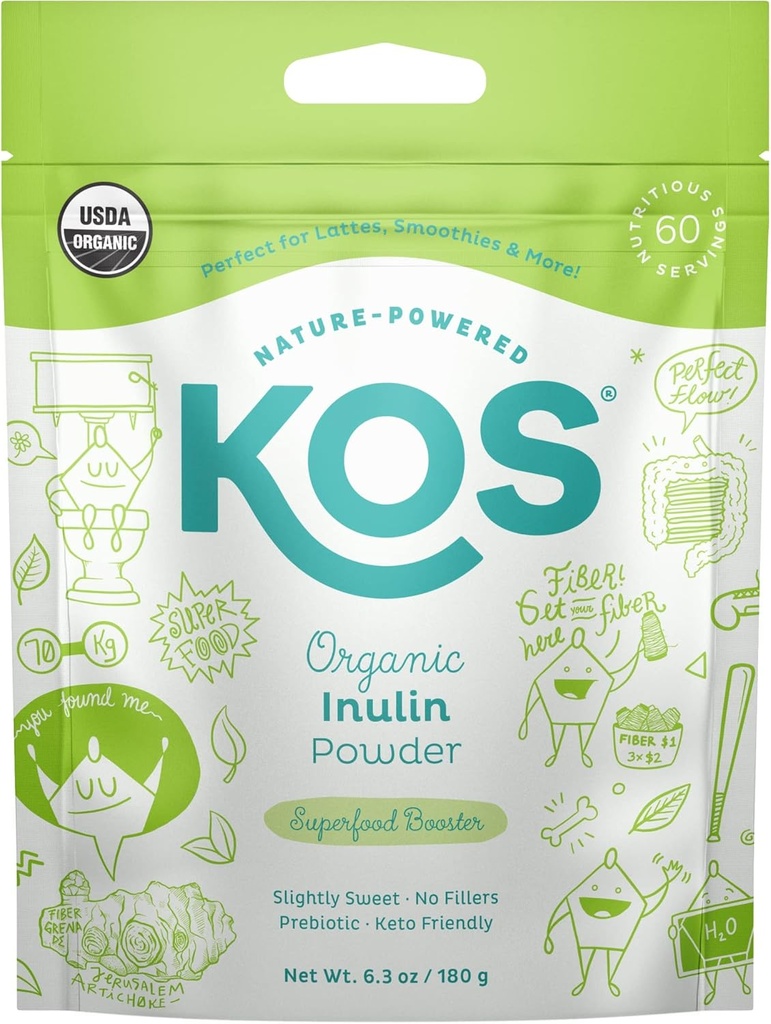 Polvo de inulina orgánica KOS