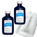 SWAN Castor Oil USP 100% Estimulante Laxante para el alivio del estreñimiento ocasional 4 Fl Oz (Pack of 2) Plus Bag Strong and Waterproof