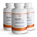 VITASEI Salmoflex Marine Collagen Peptides with Hyaluronic Acid and Vitamin C, D, E - Salmon Collagen Suplemento para Bone y Conjunto - Pelo, Skin and Nails Vitaminas - 60 cápsulas (Pack of 3)