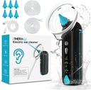 iTHERAU Wash Ear Cleaner Water Powered Ear Cleaner Electric Ear Cleaner Kit de limpieza de oídos con 4 modos de presión seguro y eficaz kit de riego de oído con 6 boquillas