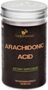 Ácido araquidonico (AA o ARA), 100 cápsulas vivieron 250mg Cada uno, puede mejorar la masa muscular magra, potencia de salida y fuerza.