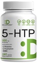 Suplemento de la oferta 5-HTP 200mg Por Serving, 240 cápsulas, 98% African Derived Griffonia Seed Extract Silencio 4 en 1 Fórmula Silencio Plus Active L Theanine, L Tryptophan, & GABA ANTE Relajación Apoyo Suplemento