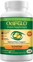 Ocu-GLO Suplemento de visión para perros pequeños por necesidad animal con luteína, ácidos grasos Omega-3, extracto de semillas de uva y antioxidantes para promover la salud de los ojos en perros, cápsulas líquidas 45ct