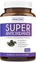 Super Antioxidantes Suplemento para Hombres - High Potency Herbal & Fruit Blend with Acai, Goji, Pomegranate, Elderberry " Resveratrol for Skin Care " Immune Support - Vegan " Non-GMO - 60 cápsulas