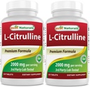 Best Naturals L-Citrulline 2000mg/Serving - Non-GMO - Gluten Free - 120 Tablets (120 Cuenta (Pack of 2))
