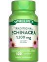 La verdad de la naturaleza Echinacea Extracto Capsules  1300mg ← 100 Conde ← No Gluten Free