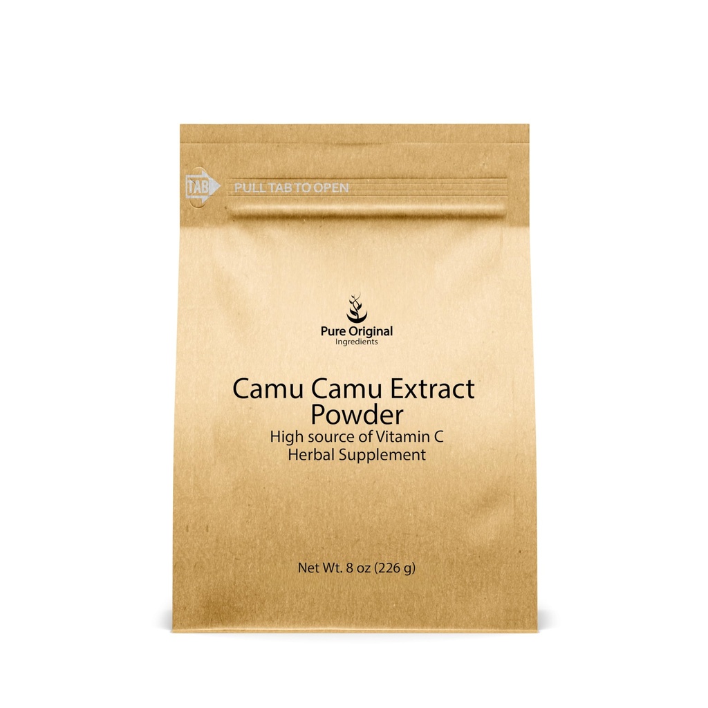 Ingredientes originales puros Camu Camu Powder (8oz), Fuente de vitamina C, Superalimentos brasileños