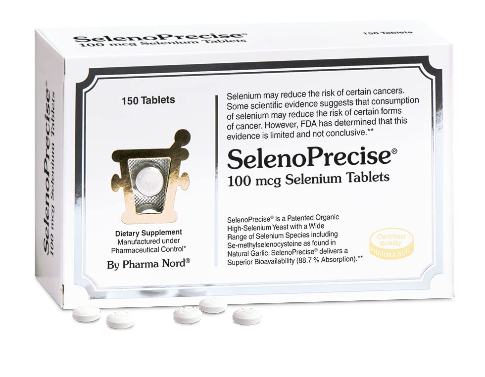 Farmacia Nord Selenium 100 mcg ← SelenoPrecise  sometida Thyroid Support, Immune System, Antioxidant Protection & Heart Health Silencio Garantizado 88,7% Absorption tención 150 Tablets
