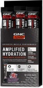 GNC AMP Amplificado Hydration Electrolyte Powder Drink Mix  Enhanced Electrolyte &amp; Healthy Digestion Complex ← Acai Blueberry Pomegranate ← 10 Count